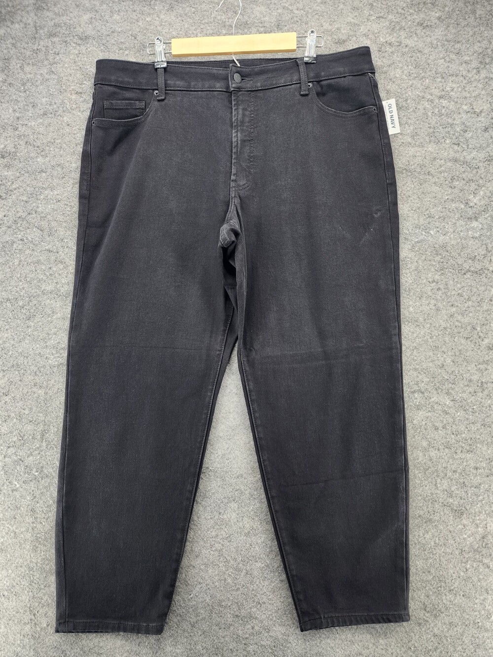Old Navy Jeans Womens 20 OG Straight Built In Warm Black Denim